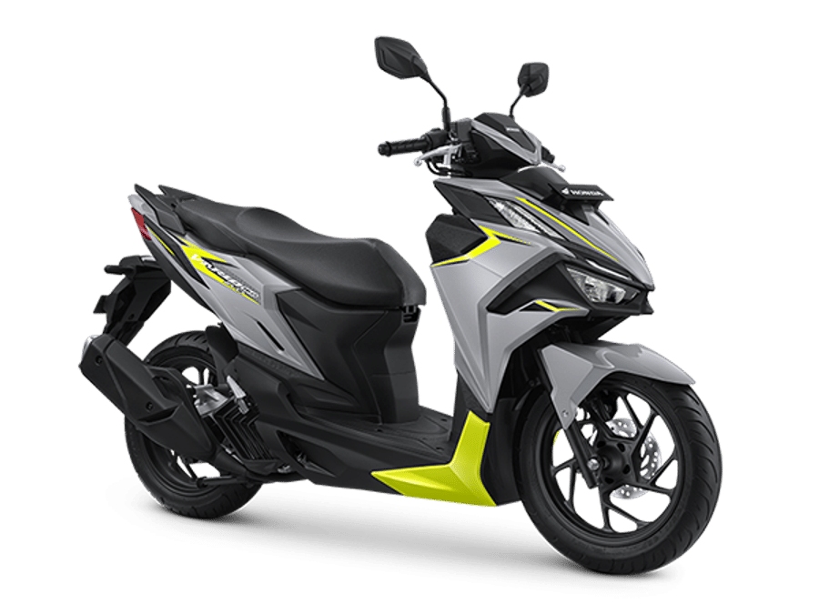 Vario 160 tampak samping dengan penanda fitur