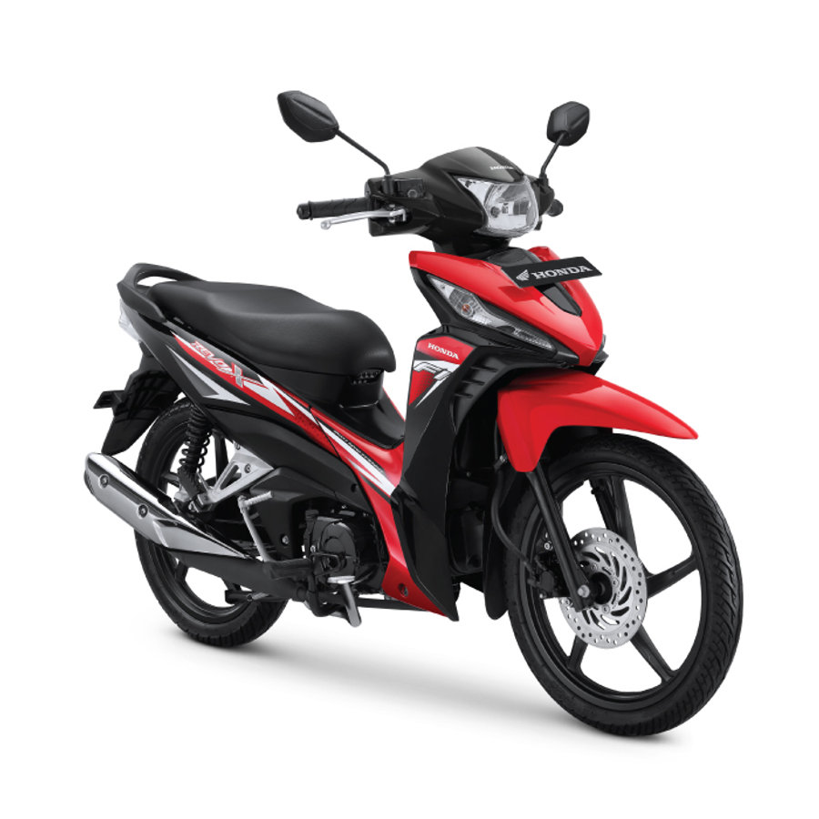 Revo X tampak samping dengan penanda fitur