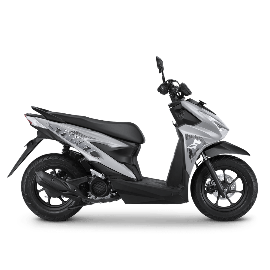 BeAT Street tampak samping dengan penanda fitur