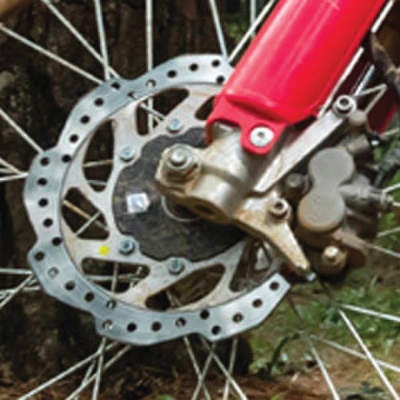 Wavy Disc Brake pada CRF150L