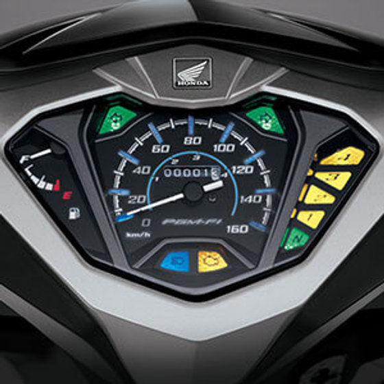 Modern Panel Meter pada Supra X 125 FI