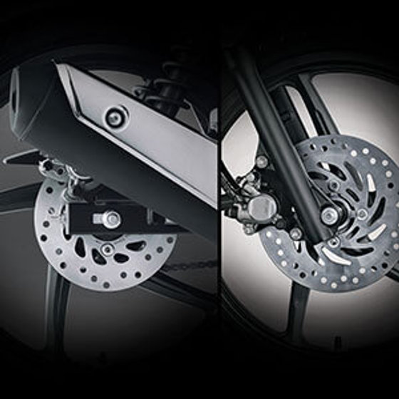 Sporty Front & Rear Disc Brake pada Supra X 125 FI