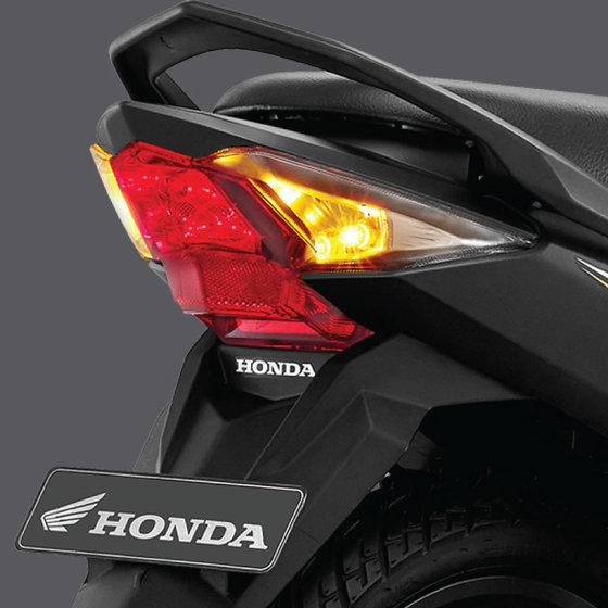 Sharp Led Tail Light pada Supra X 125 FI