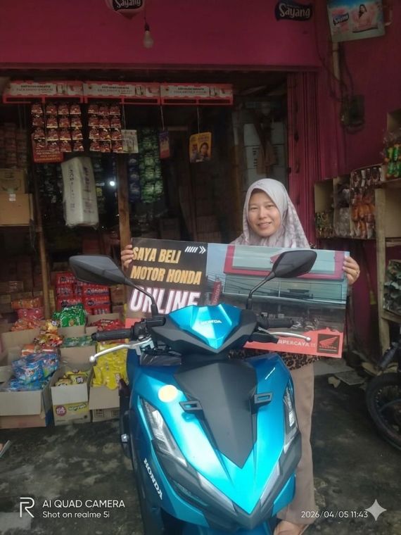 Pelanggan Honda Borobudur beli motor online, diantar ke rumah