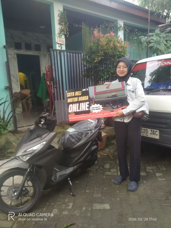 Pelanggan Honda Borobudur beli motor online, diantar ke rumah