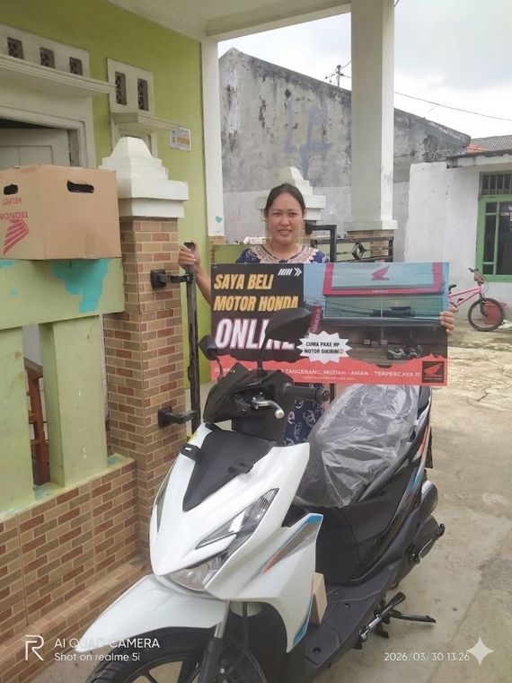 Pelanggan Honda Borobudur beli motor online, diantar ke rumah
