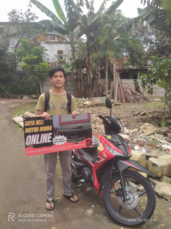 Pelanggan Honda Borobudur beli motor online, diantar ke rumah