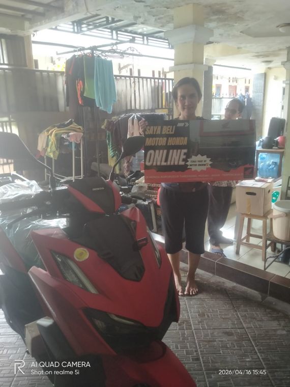 Pelanggan Honda Borobudur beli motor online, diantar ke rumah