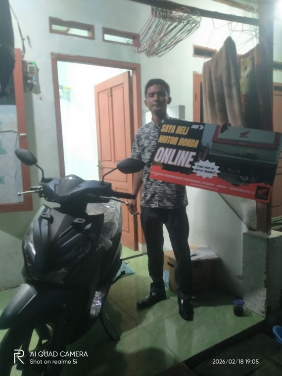 Pelanggan Honda Borobudur beli motor online, diantar ke rumah